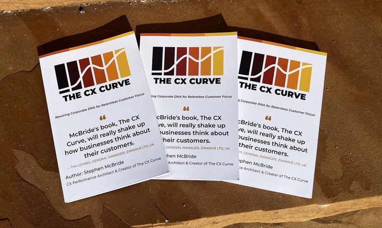 Three copies of The CX Curve by Stephen McBride